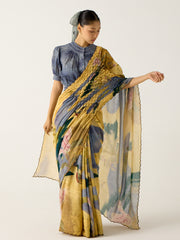 Smocked Saree