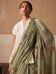 Smocked Saree