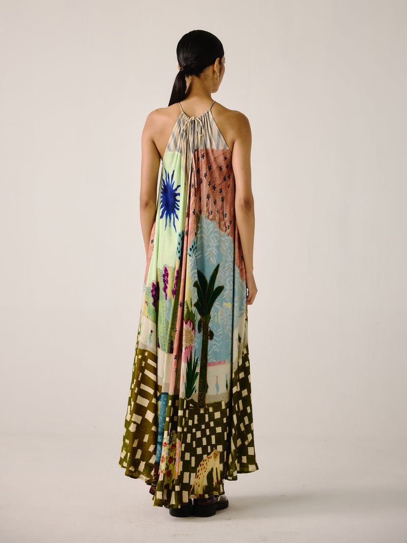 Circle Long Dress