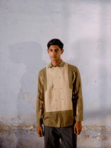 Linen Panelled Shirt