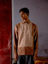 Linen Panelled Shirt