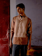 Linen Panelled Shirt