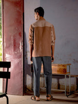 Linen Panelled Shirt