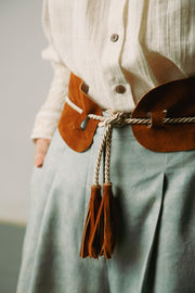 Wide Leg Pants + Kahlo Belt