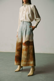 Wide Leg Pants + Kahlo Belt